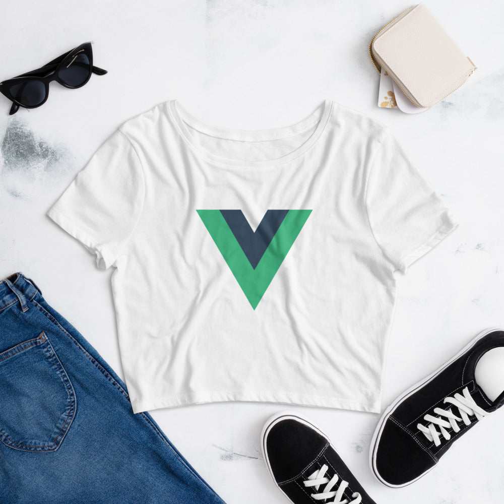 "VUE" Women’s Crop Tee The Developer Shop
