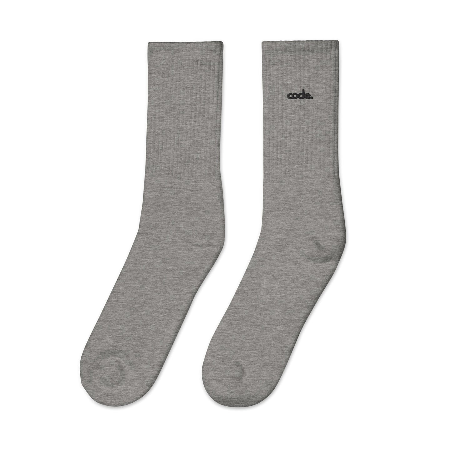 "CODE" Embroidered socks The Developer Shop