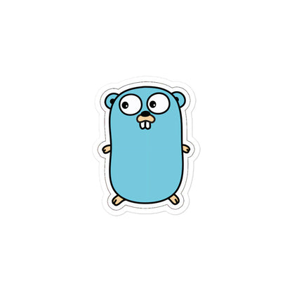 "GoLang" Bubble-free stickers The Developer Shop