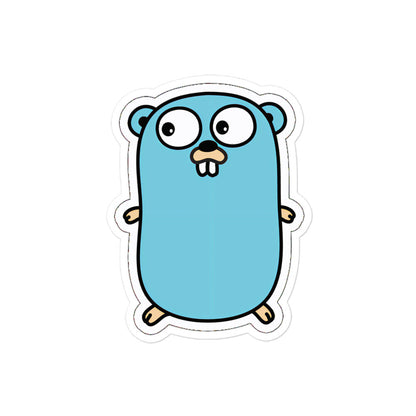 "GoLang" Bubble-free stickers The Developer Shop