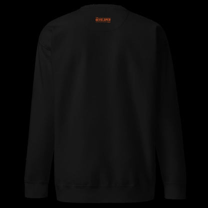"out of tokens" Embroidered dark Unisex Premium Sweatshirt The Developer Shop