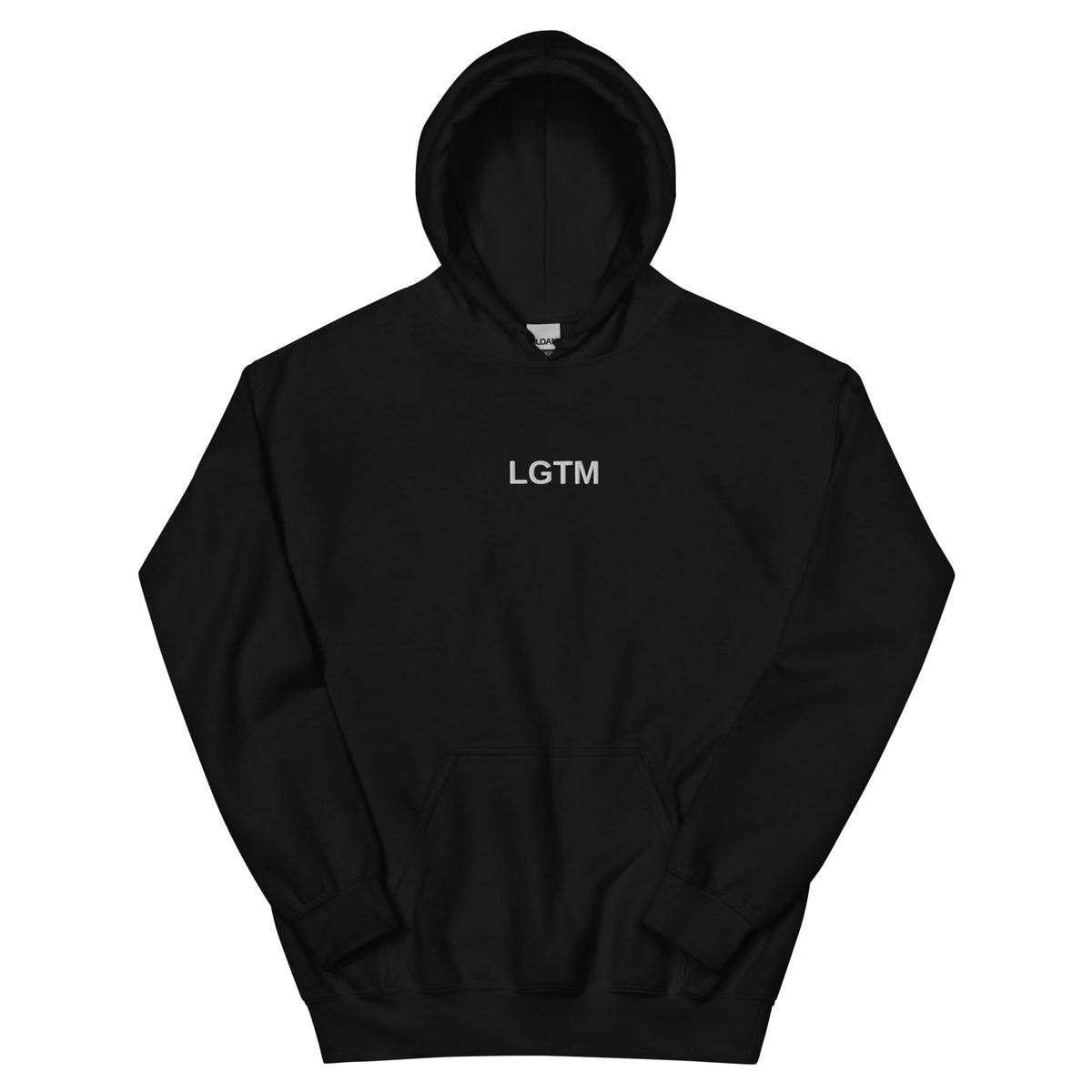 "LGTM" Embroidered Unisex dark Hoodie The Developer Shop