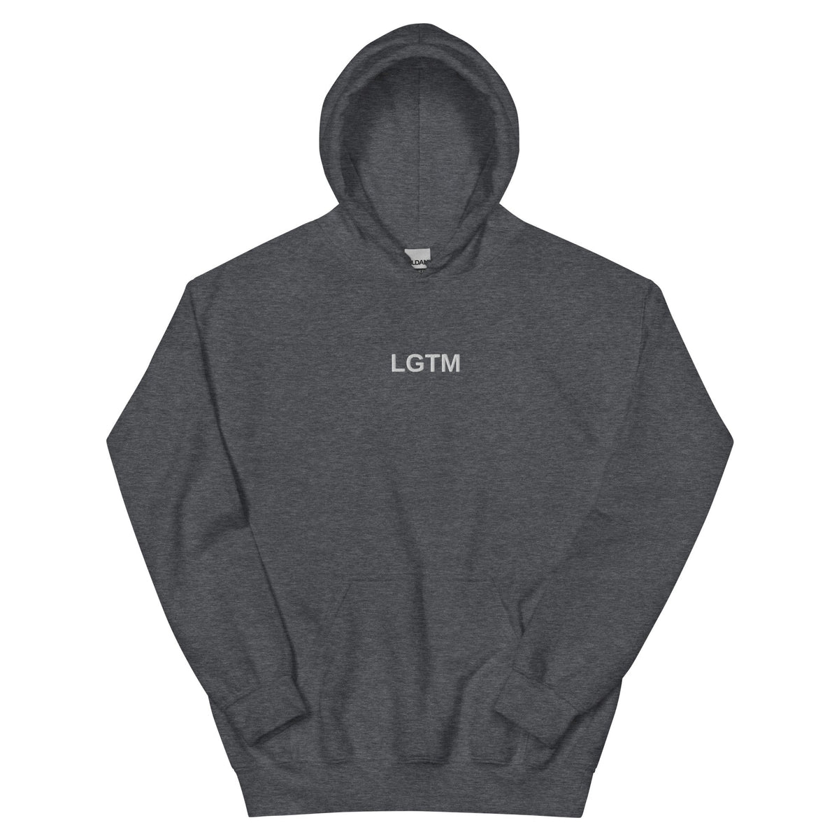 "LGTM" Embroidered Unisex dark Hoodie The Developer Shop