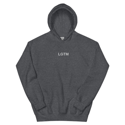 "LGTM" Embroidered Unisex dark Hoodie The Developer Shop