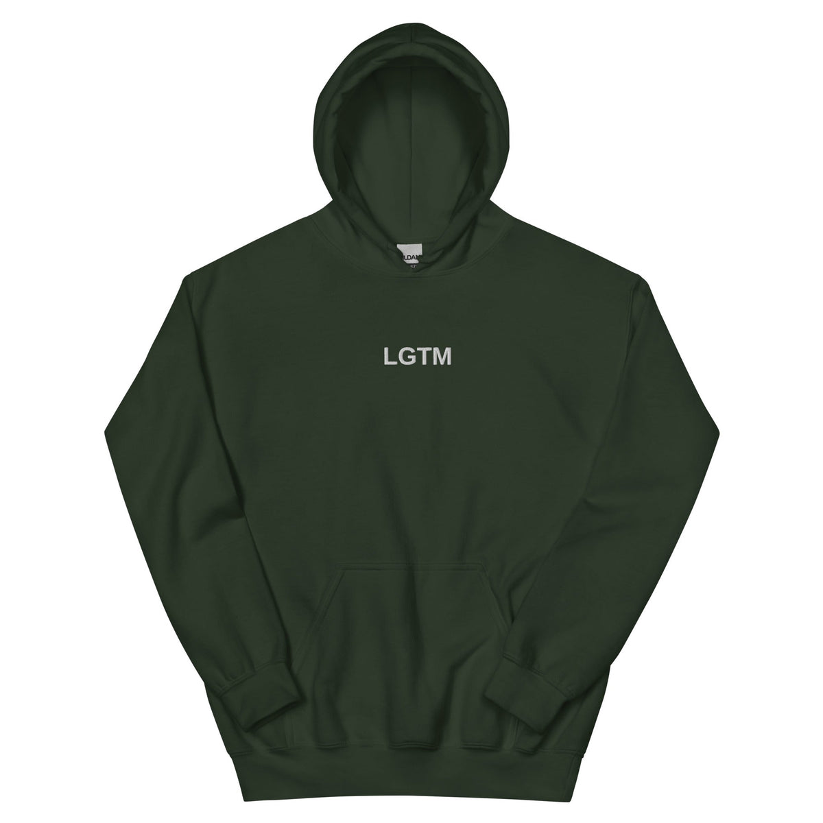 "LGTM" Embroidered Unisex dark Hoodie The Developer Shop
