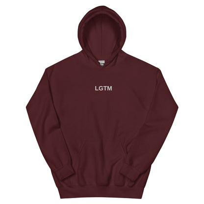 "LGTM" Embroidered Unisex dark Hoodie The Developer Shop