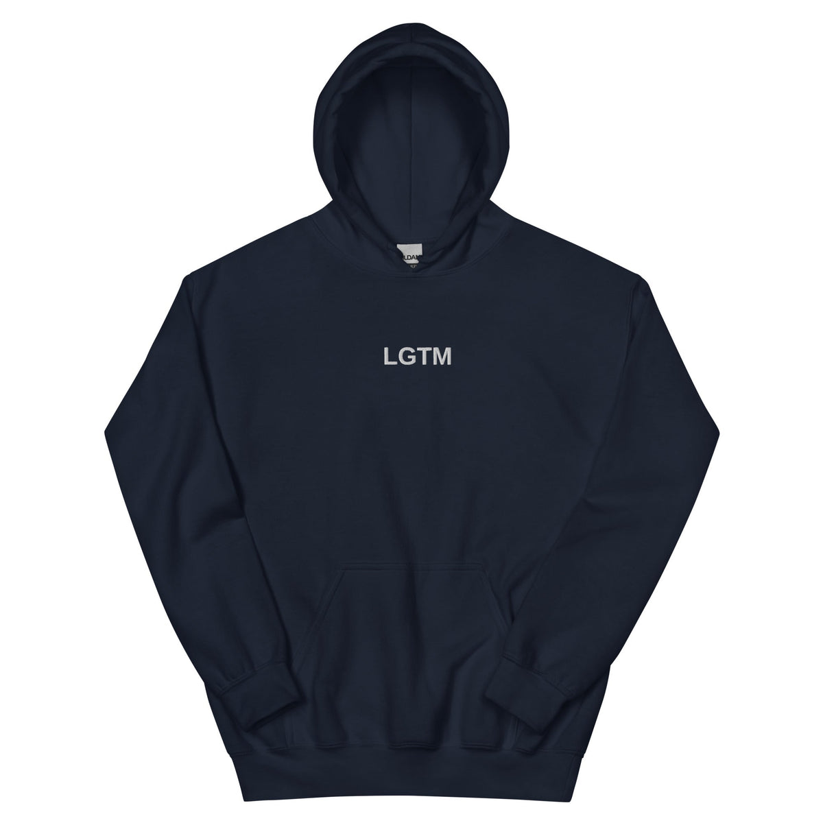 "LGTM" Embroidered Unisex dark Hoodie The Developer Shop