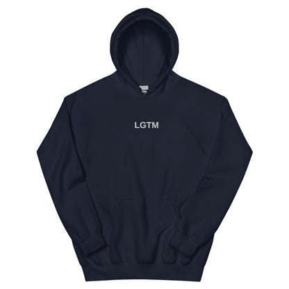 "LGTM" Embroidered Unisex dark Hoodie The Developer Shop