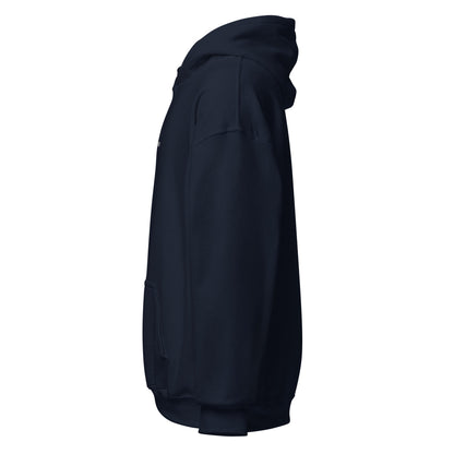 "claude coder" Embroidered Unisex dark Hoodie The Developer Shop