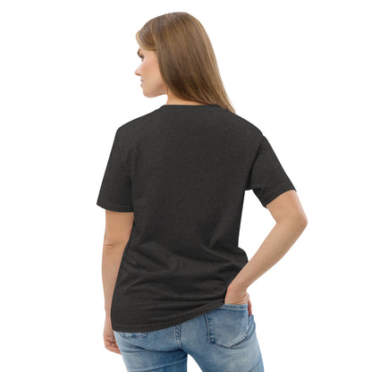 "BUG FREE" Unisex organic cotton dark t-shirt (embroidered) The Developer Shop