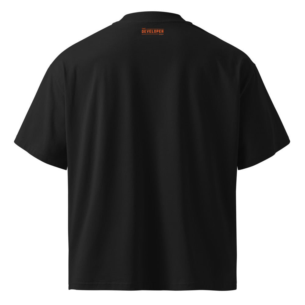 "stay foolish" Oversized Tee The Developer Shop