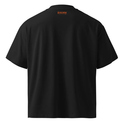"stay foolish" Oversized Tee The Developer Shop