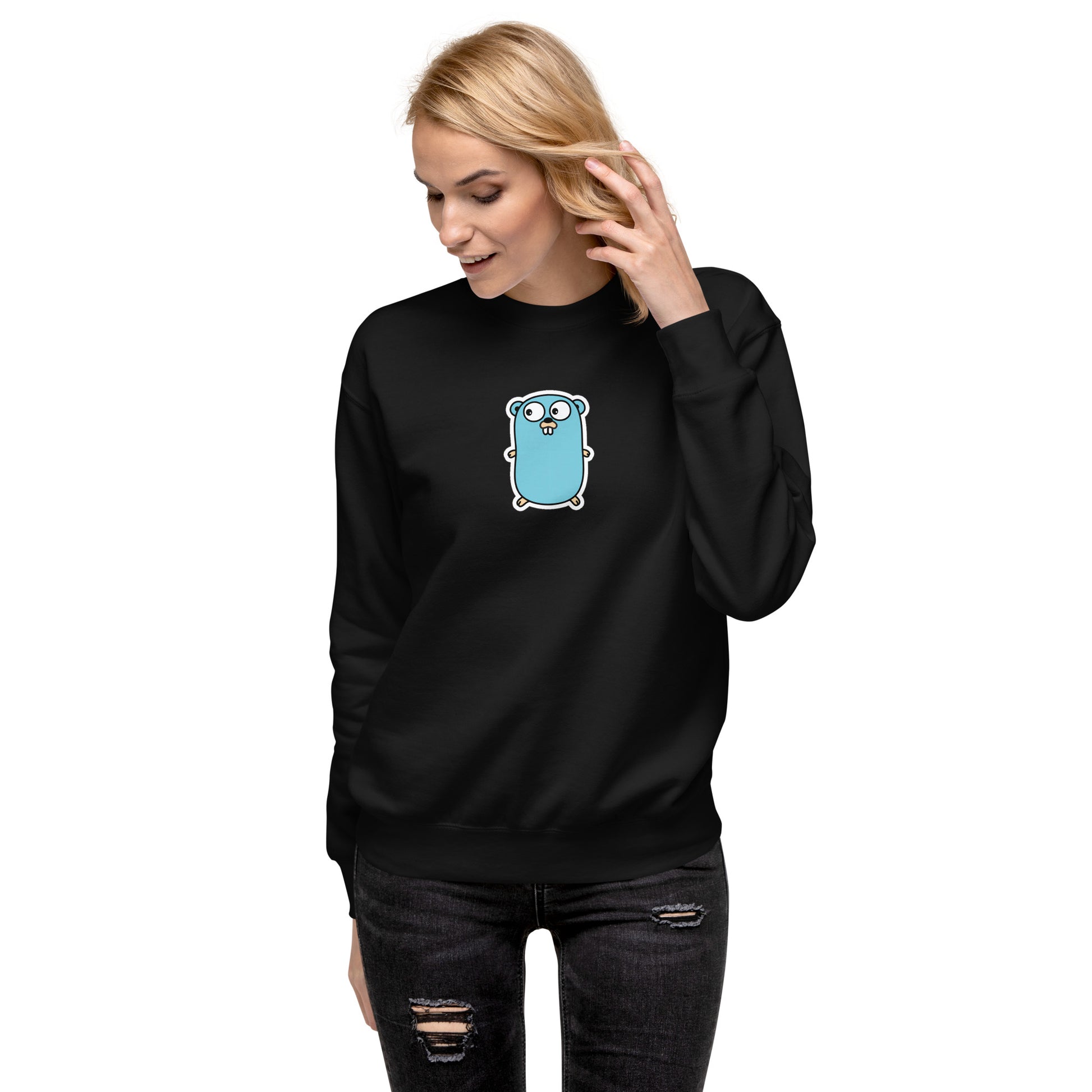 "GoLang" Unisex Premium Sweatshirt The Developer Shop