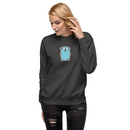 "GoLang" Unisex Premium Sweatshirt The Developer Shop