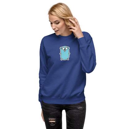 "GoLang" Unisex Premium Sweatshirt The Developer Shop