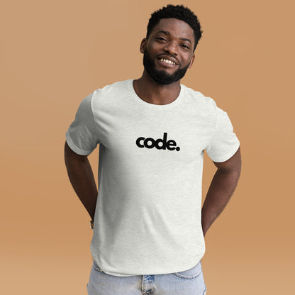 "CODE." Premium Unisex T-Shirt The Developer Shop