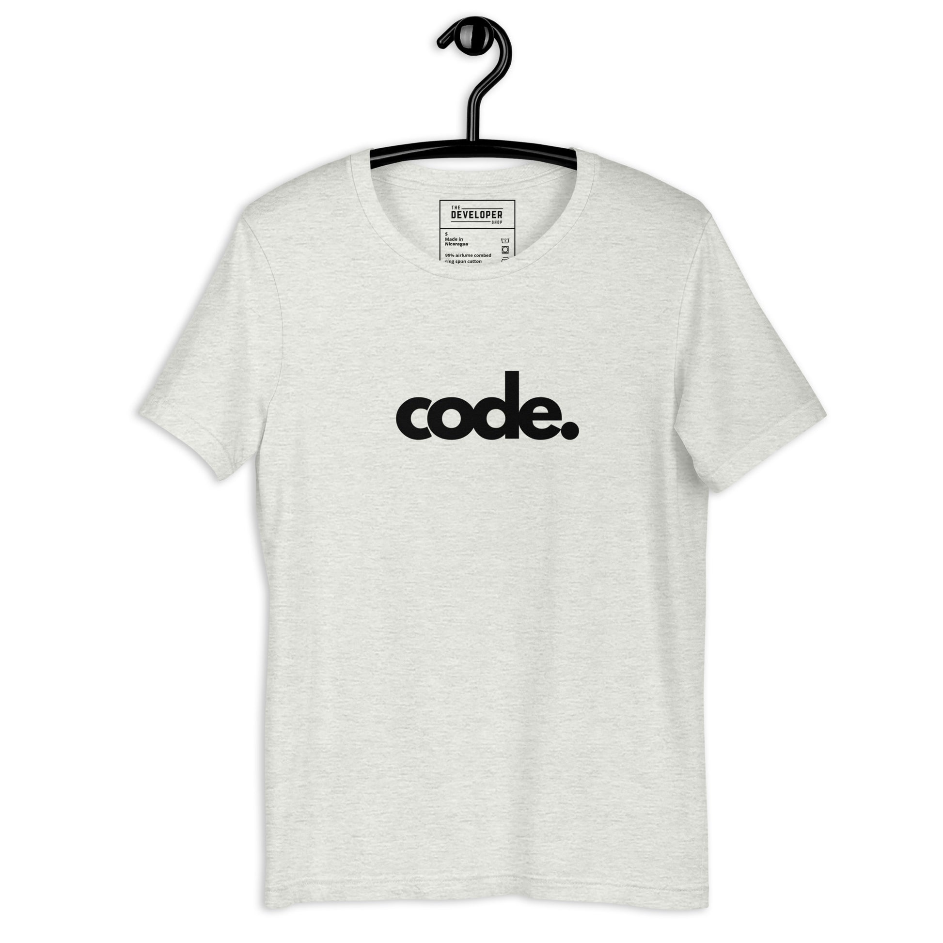 "CODE." Premium Unisex T-Shirt The Developer Shop