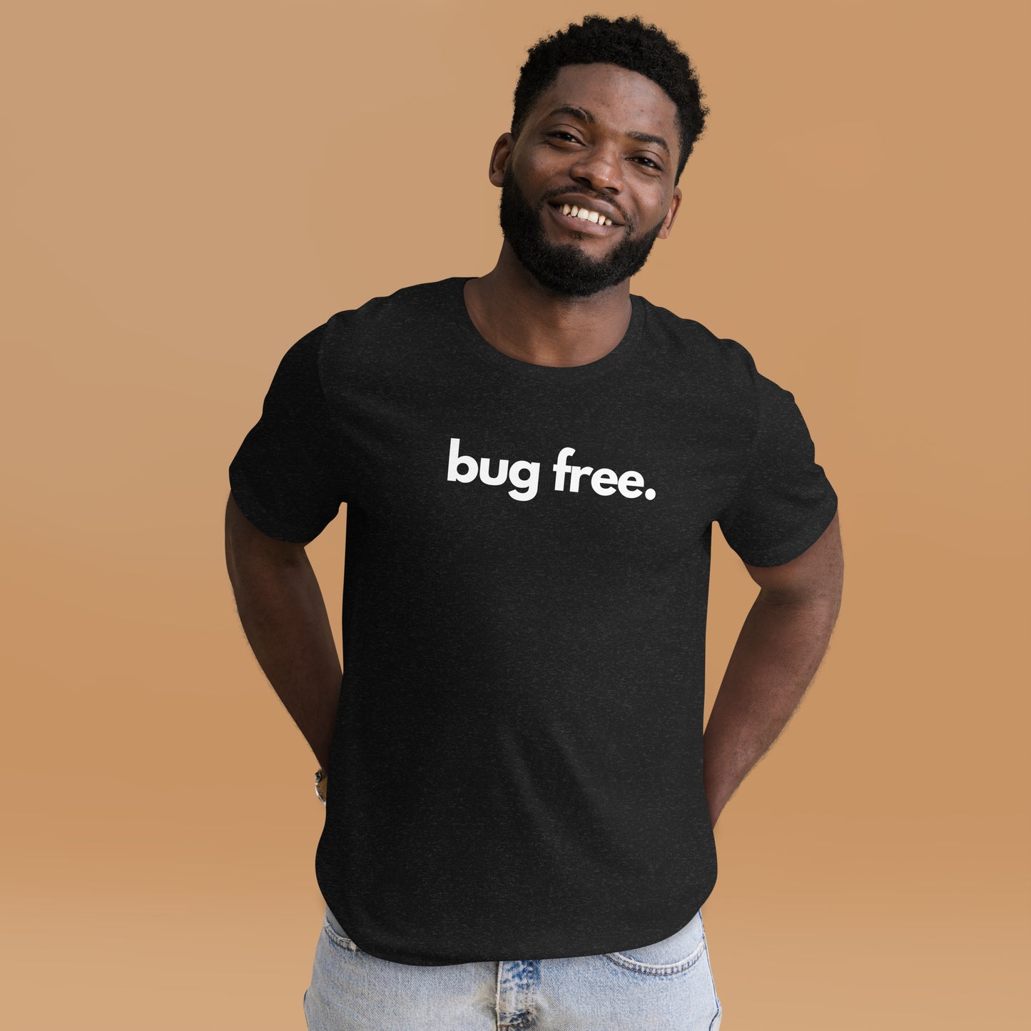 "BUG FREE" Dark Unisex t-shirt The Developer Shop