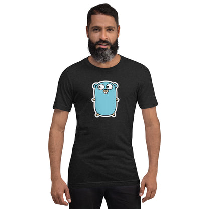 "GoLang" Unisex t-shirt The Developer Shop