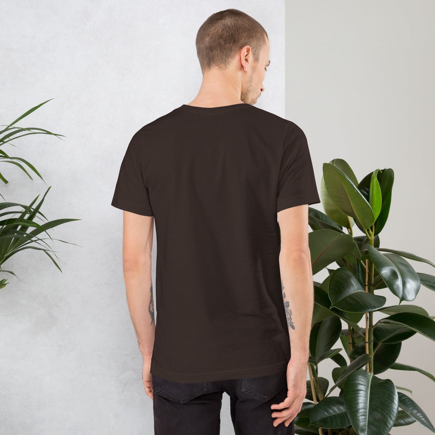 "Vue.js" Embroidered Unisex organic cotton dark t-shirt The Developer Shop