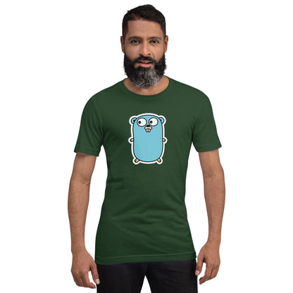 "GoLang" Unisex t-shirt The Developer Shop