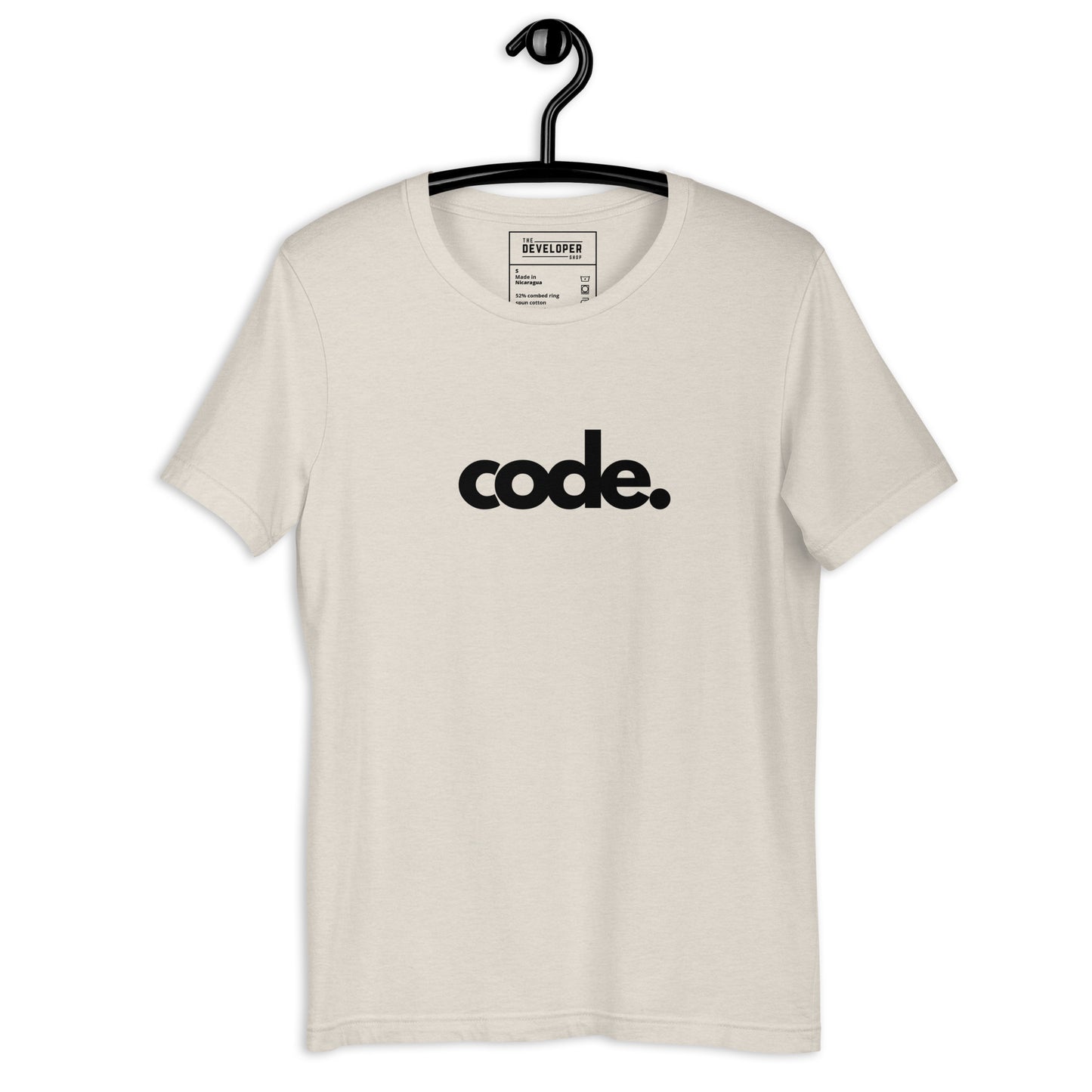 "CODE." Premium Unisex T-Shirt The Developer Shop
