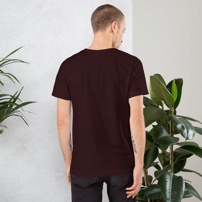 "Vue.js" Embroidered Unisex organic cotton dark t-shirt The Developer Shop