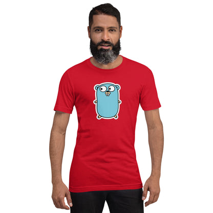 "GoLang" Unisex t-shirt The Developer Shop