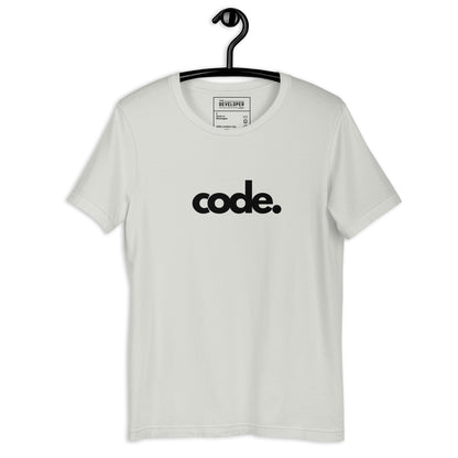 "CODE." Premium Unisex T-Shirt The Developer Shop