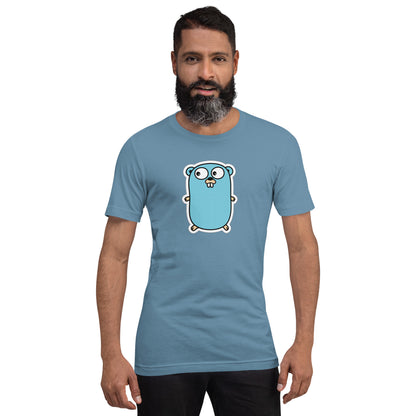 "GoLang" Unisex t-shirt The Developer Shop