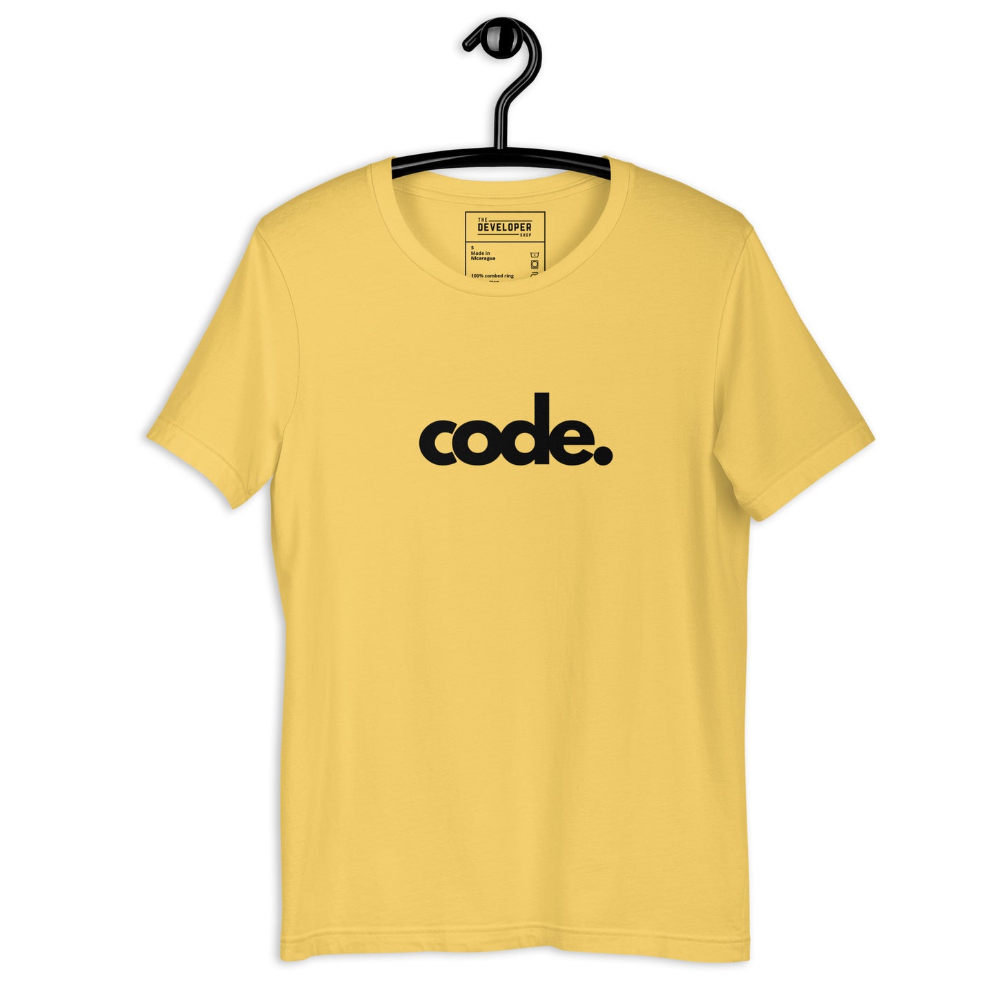 "CODE." Premium Unisex T-Shirt The Developer Shop