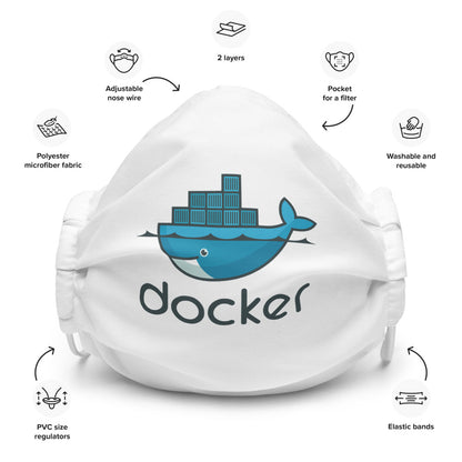 "DOCKER" Premium face mask The Developer Shop