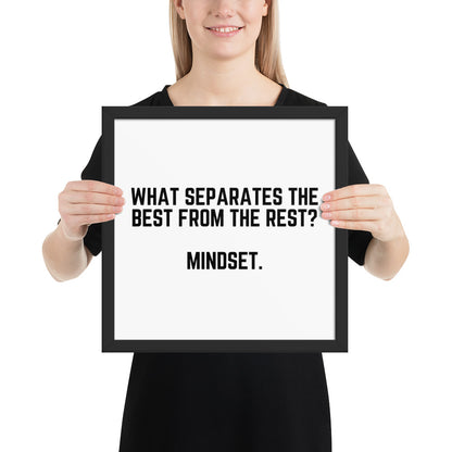 "MINDSET" Framed poster The Developer Shop