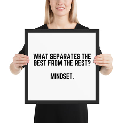 "MINDSET" Framed poster The Developer Shop