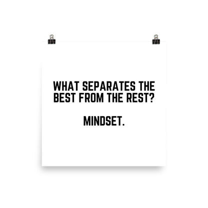 "MINDSET" Poster The Developer Shop