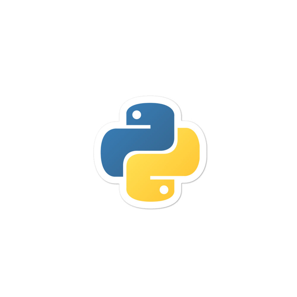 "PYTHON" Bubble-free stickers – The Developer Shop
