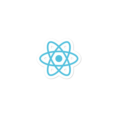 "REACT" Bubble-free stickers The Developer Shop