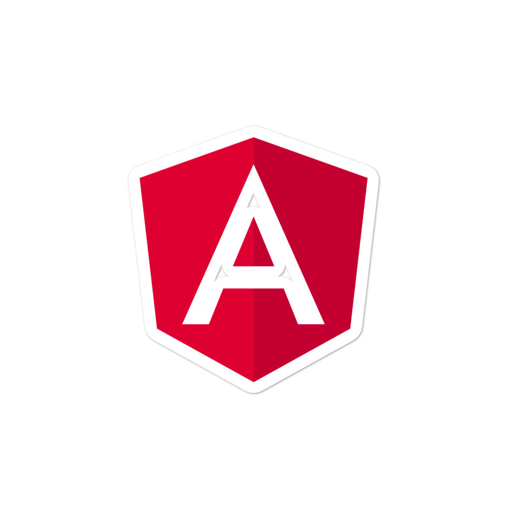 "ANGULAR" Bubble-free stickers The Developer Shop