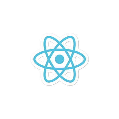 "REACT" Bubble-free stickers The Developer Shop