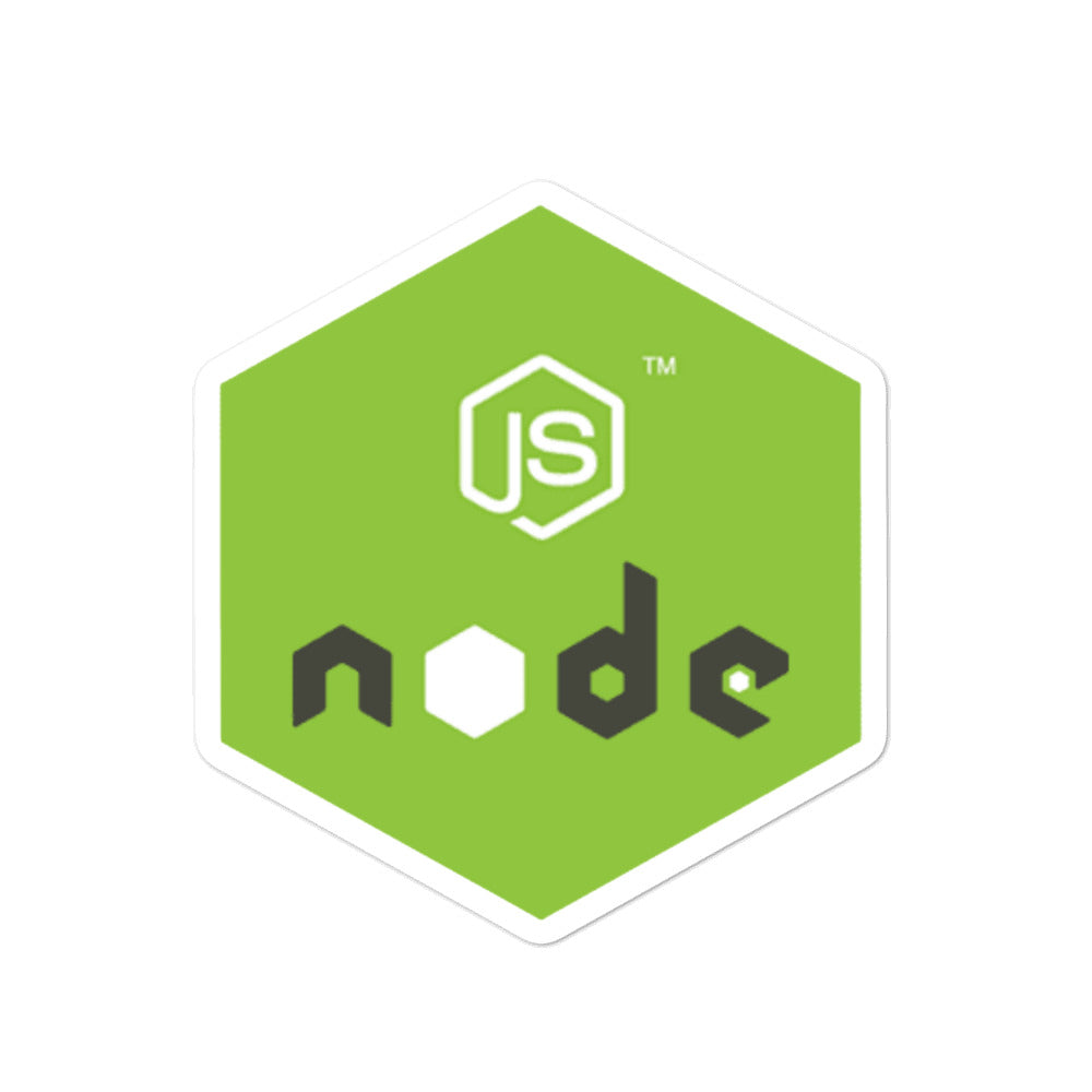 "NODE" Bubble-free stickers The Developer Shop