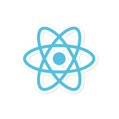 "REACT" Bubble-free stickers The Developer Shop