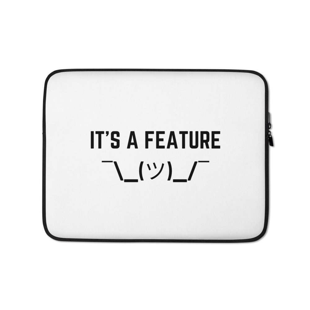 "IT'S A FEATURE" Laptop Sleeve The Developer Shop