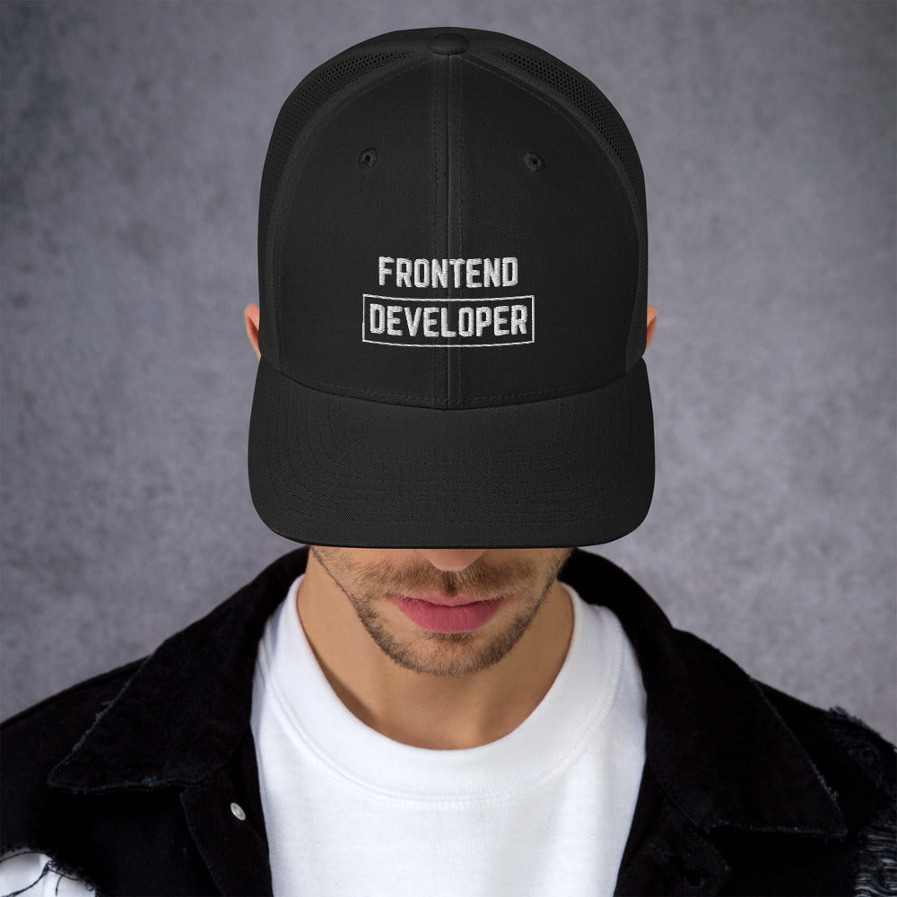 "FRONTEND DEVELOPER" Trucker Cap The Developer Shop