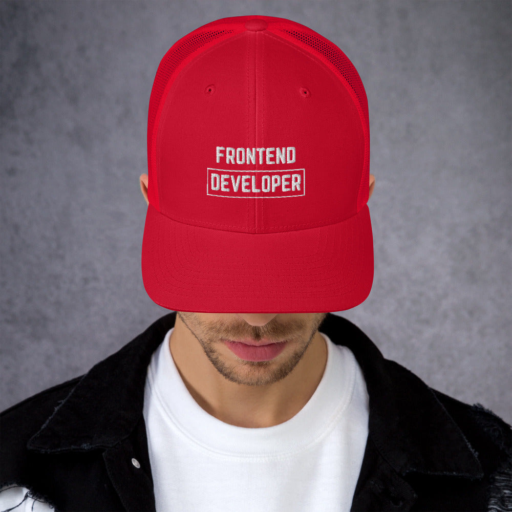 "FRONTEND DEVELOPER" Trucker Cap The Developer Shop