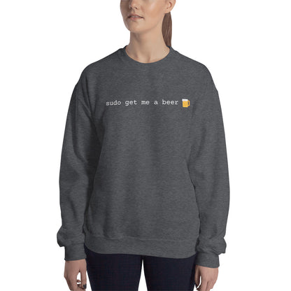 "SUDO GET ME A BEER" Sweatshirt The Developer Shop