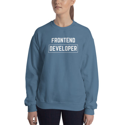 "FRONTEND DEVELOPER" Dark Sweatshirt The Developer Shop