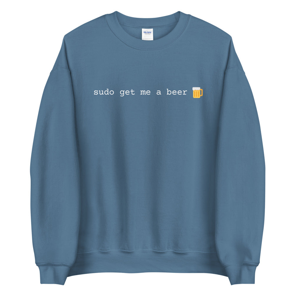 "SUDO GET ME A BEER" Sweatshirt The Developer Shop