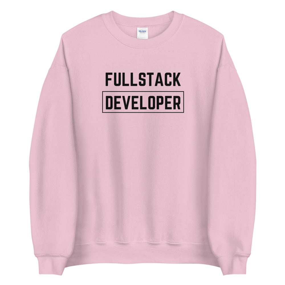 "FULLSTACK DEVELOPER" Light Sweatshirt The Developer Shop