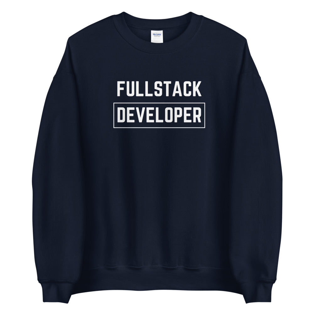 "FULLSTACK DEVELOPER" Dark Sweatshirt The Developer Shop