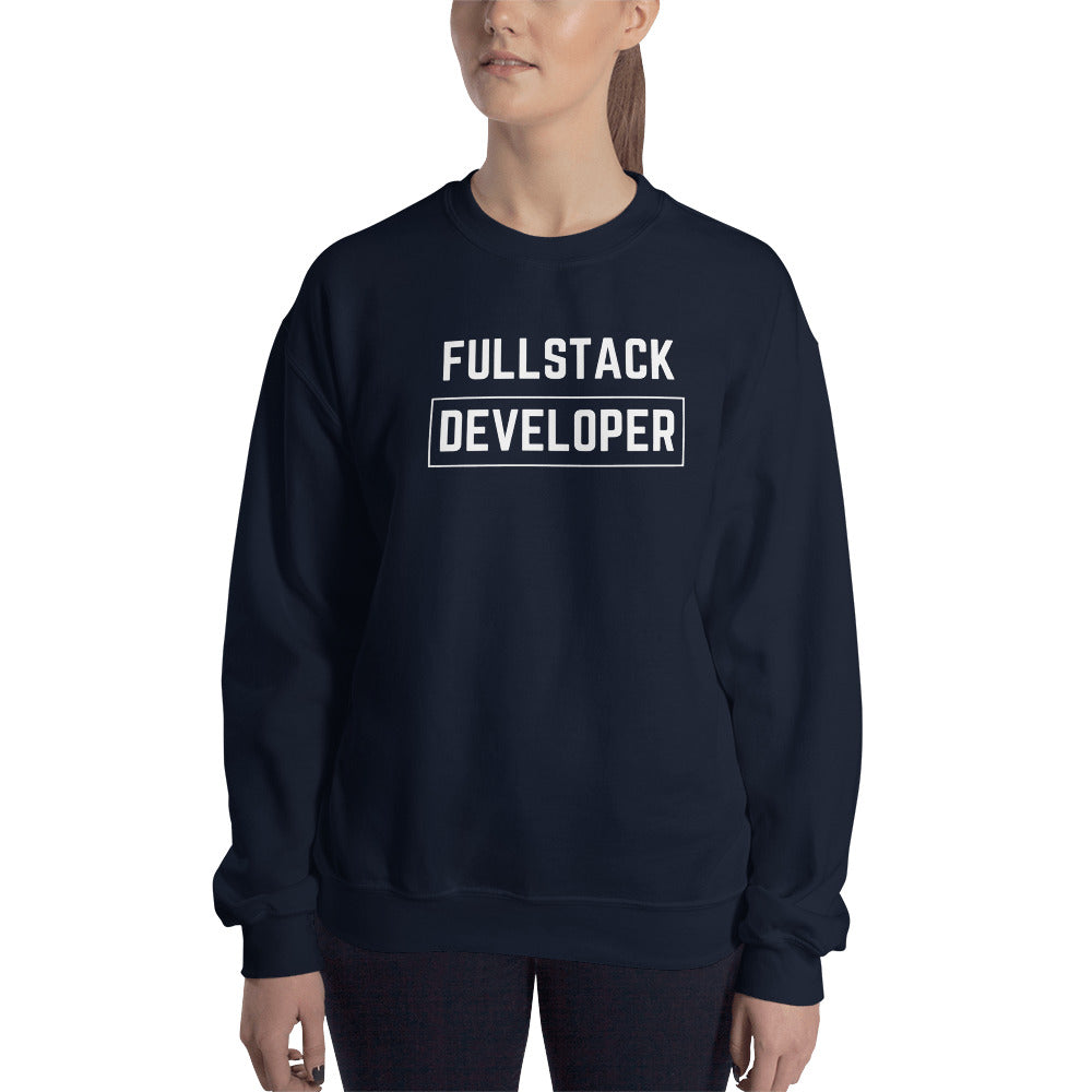 "FULLSTACK DEVELOPER" Dark Sweatshirt The Developer Shop